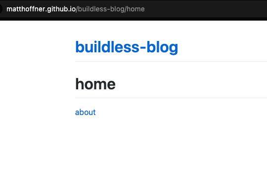 Buildless Blog